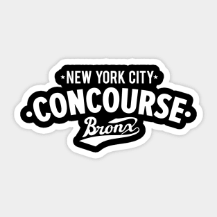 Concourse Bronx Emblem - NY Apparel Sticker